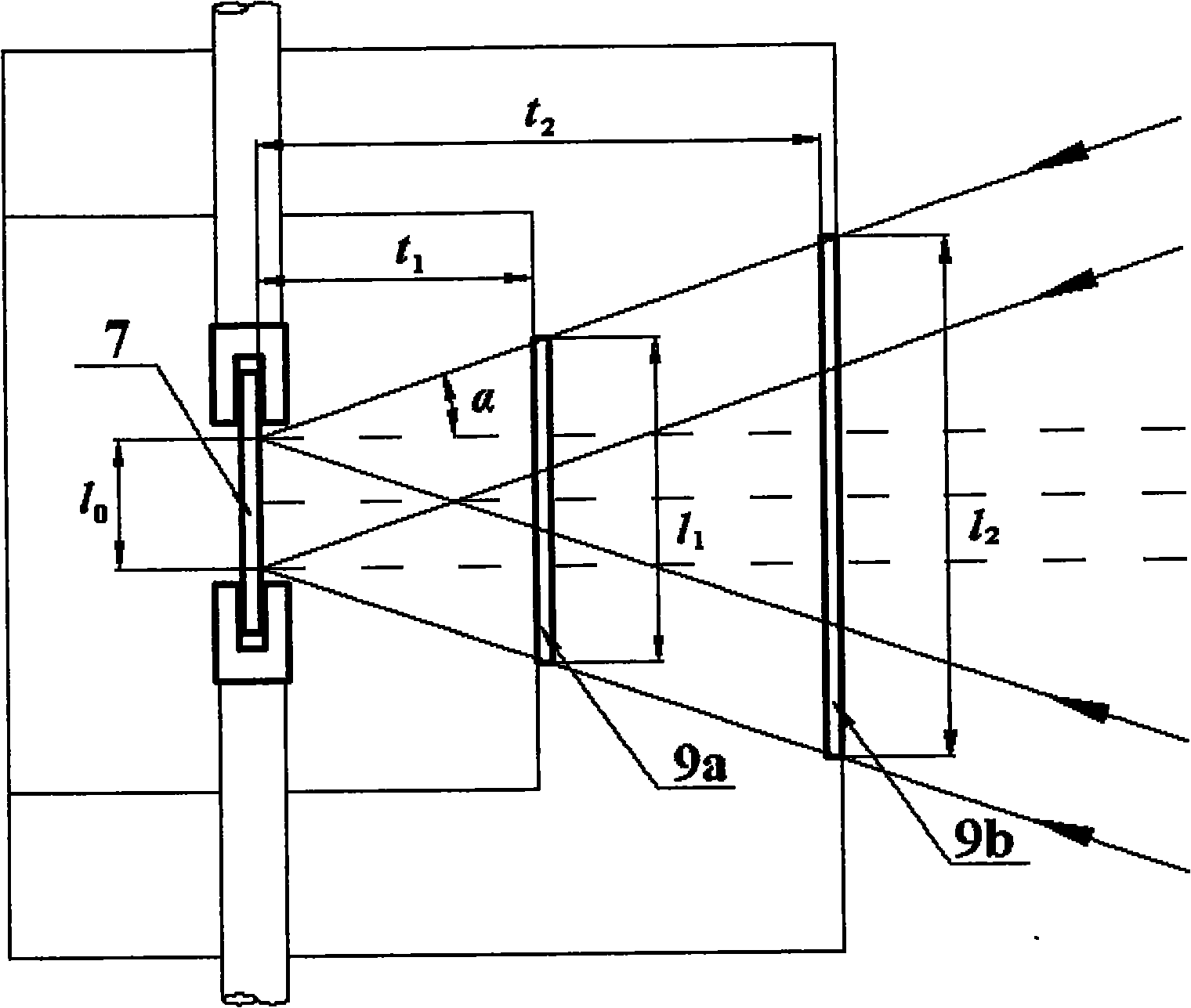 System for measuring high temperature moire interference deformation