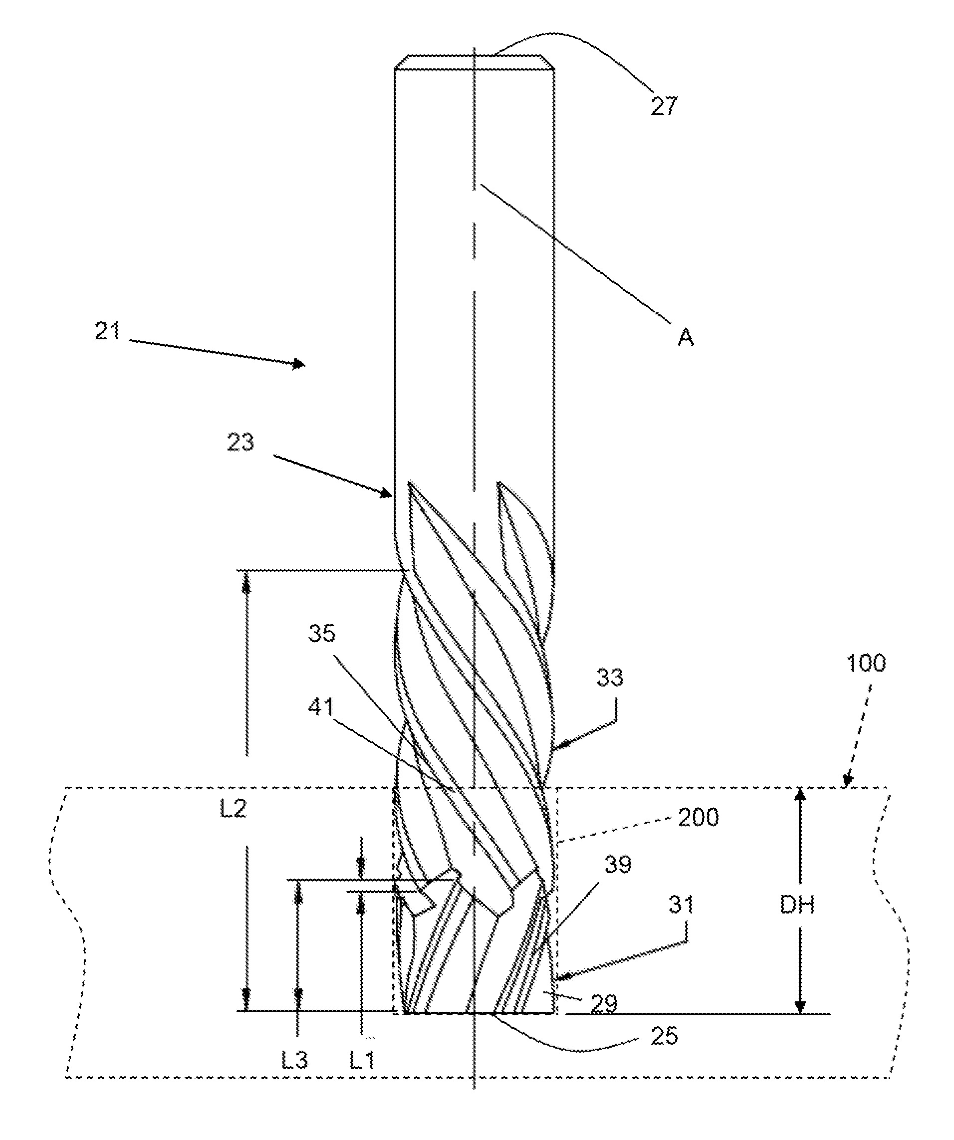 Compression cutting tool