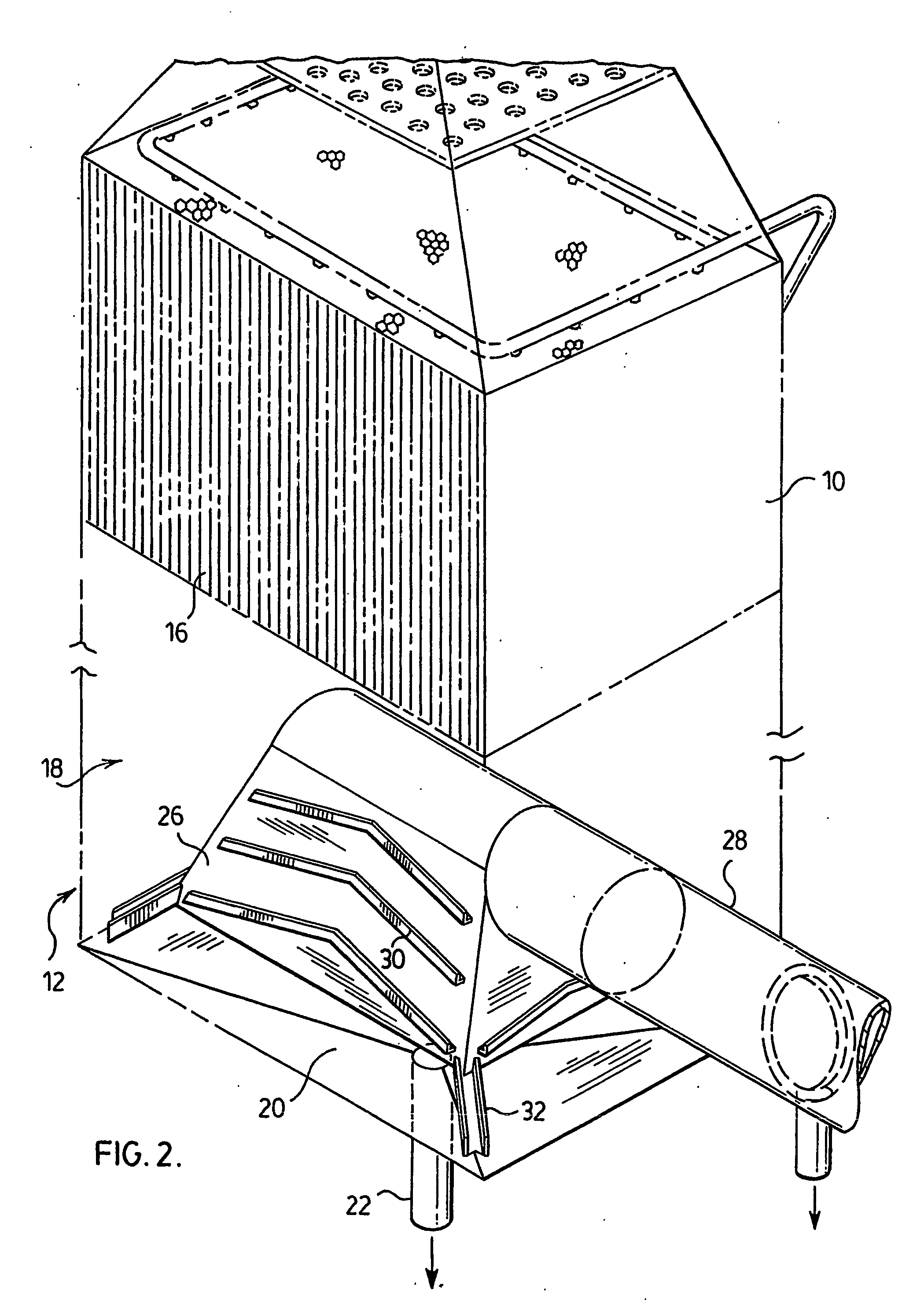 Mist elimination hood