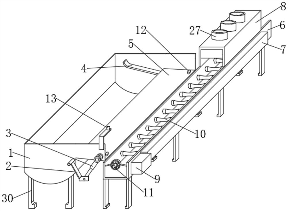 Air dry passivation device for processing conductive copper pipe based on air body circulation