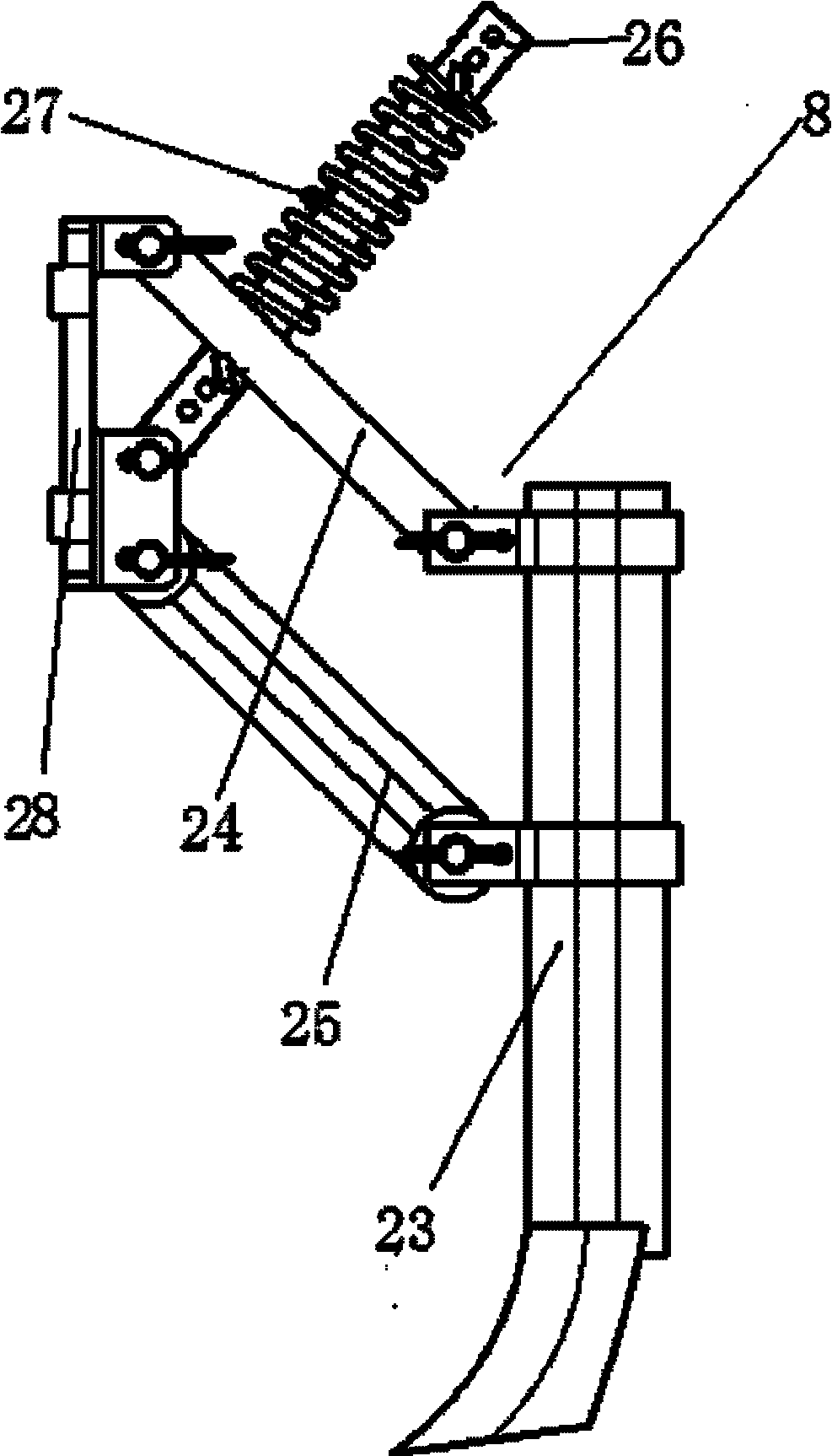 Tilling seeding and fertilizing multifunctional compound operation seeding machine