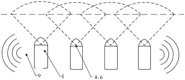 Seaplane landing system based on collaboration of multiple unmanned vessels and seaplane landing method thereof