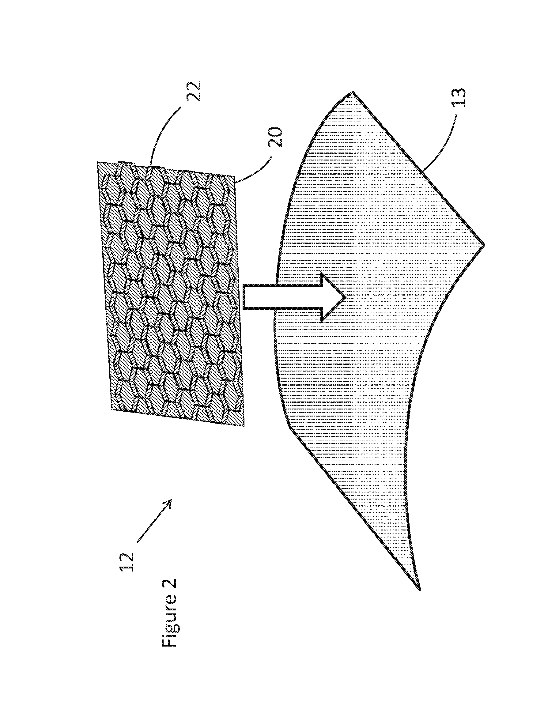 Method and apparatus for cooling a hot gas wall