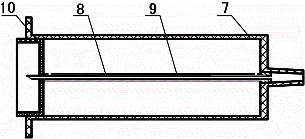 Combined assembly of bottle for medicine and injection device