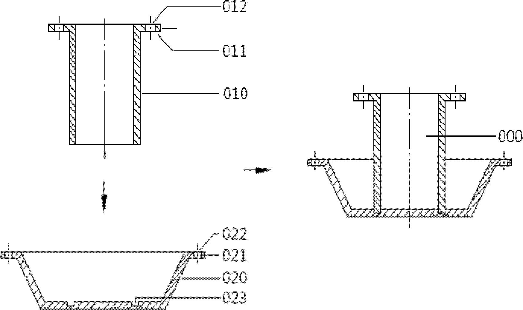 Semi-continuous production line of closed-cell aluminum foam