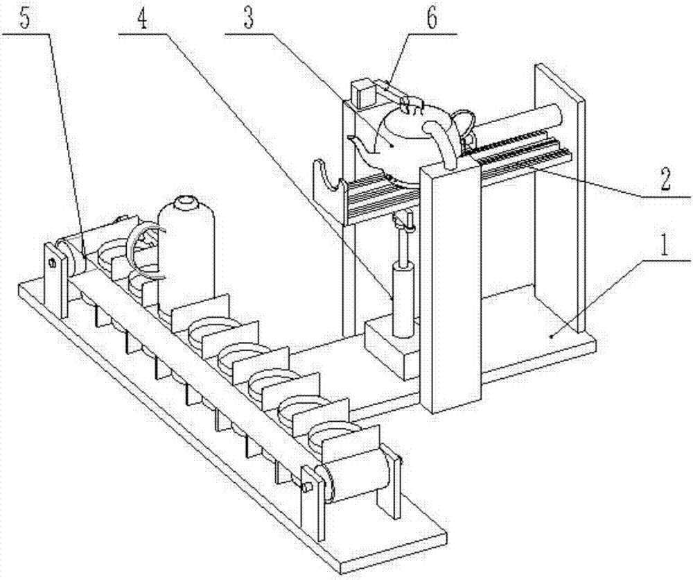 Automatic kettle-reversing equipment for boiling water