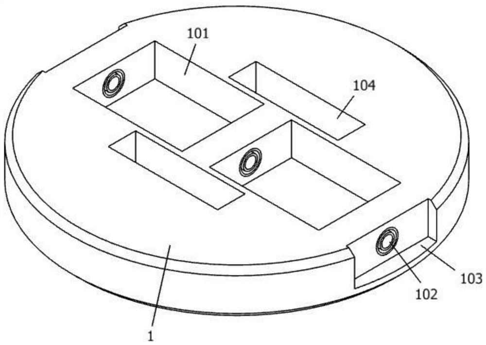 Ceramic bushing glazing equipment fixing assembly