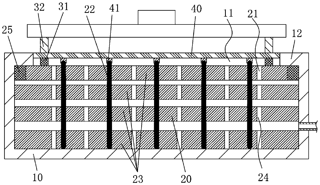 Test fixture for LED display circuit board