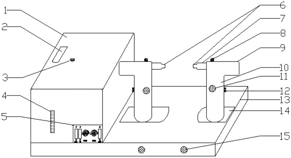 Multifunctional blow lamp and application method