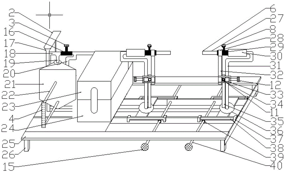 Multifunctional blow lamp and application method