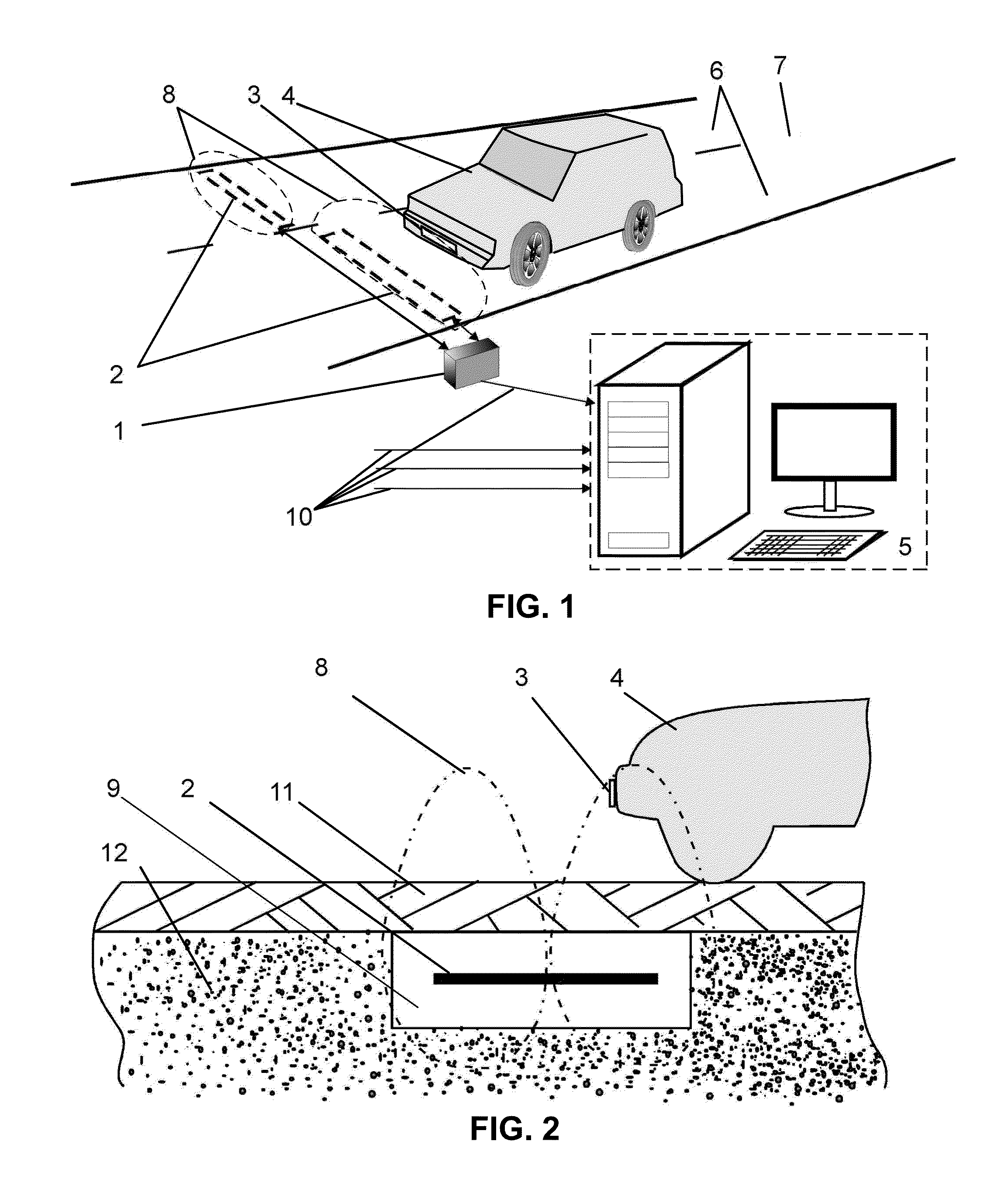 Induction vehicle detection and identification system, induction license plate, and induction reader