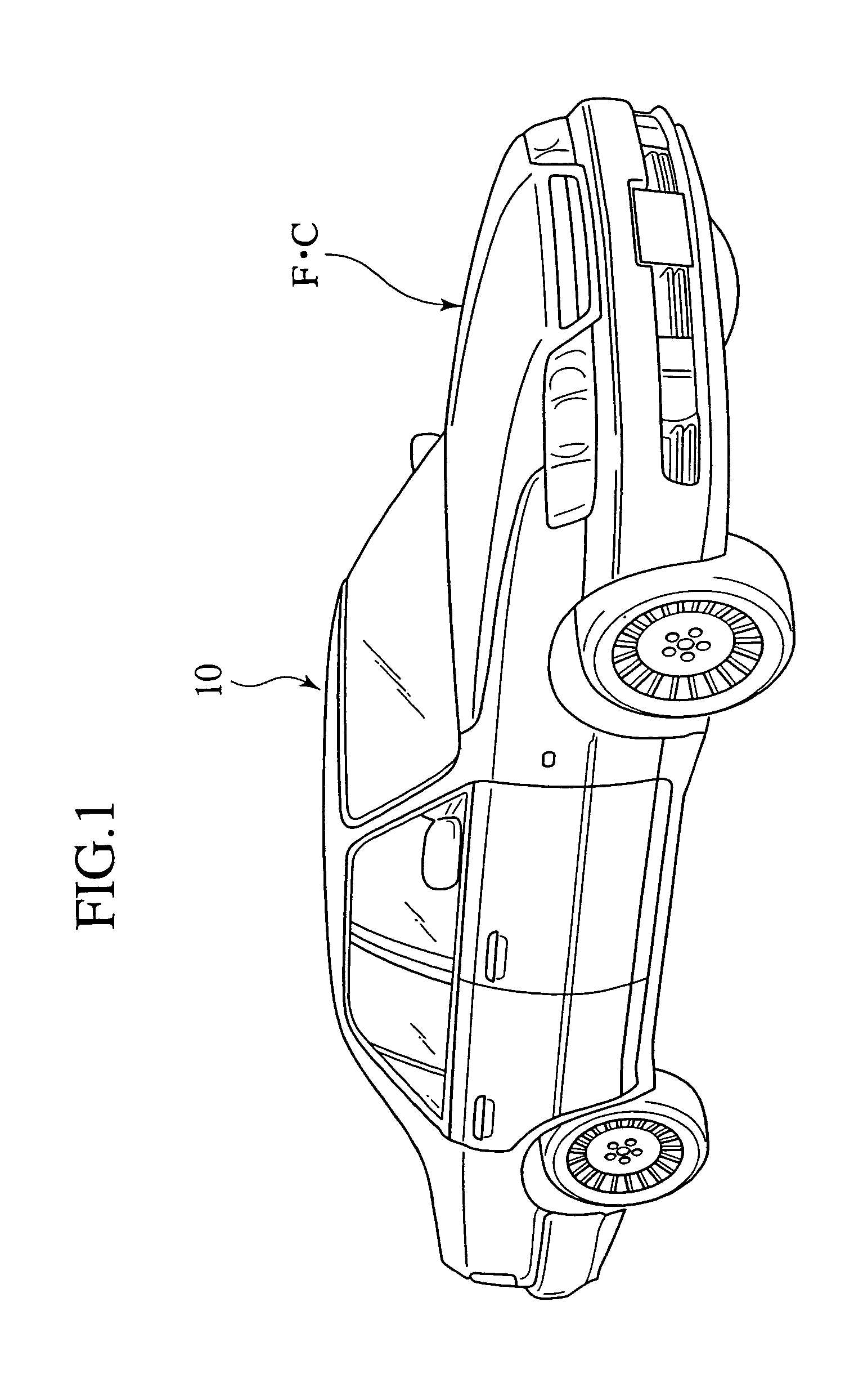 Front body structure for vehicle