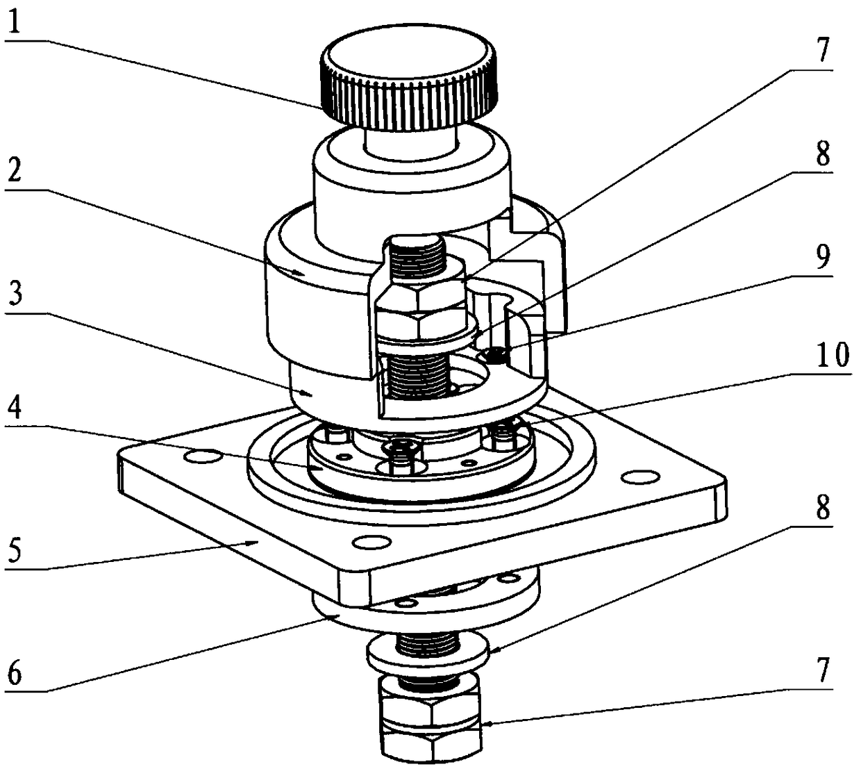 A large current pole assembly with error prevention function for a battery pack