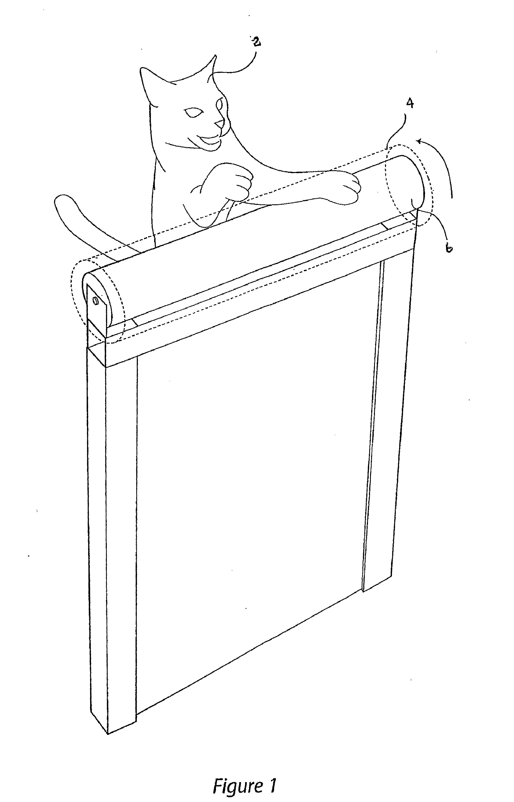 Barrier mounted animal containment apparatus