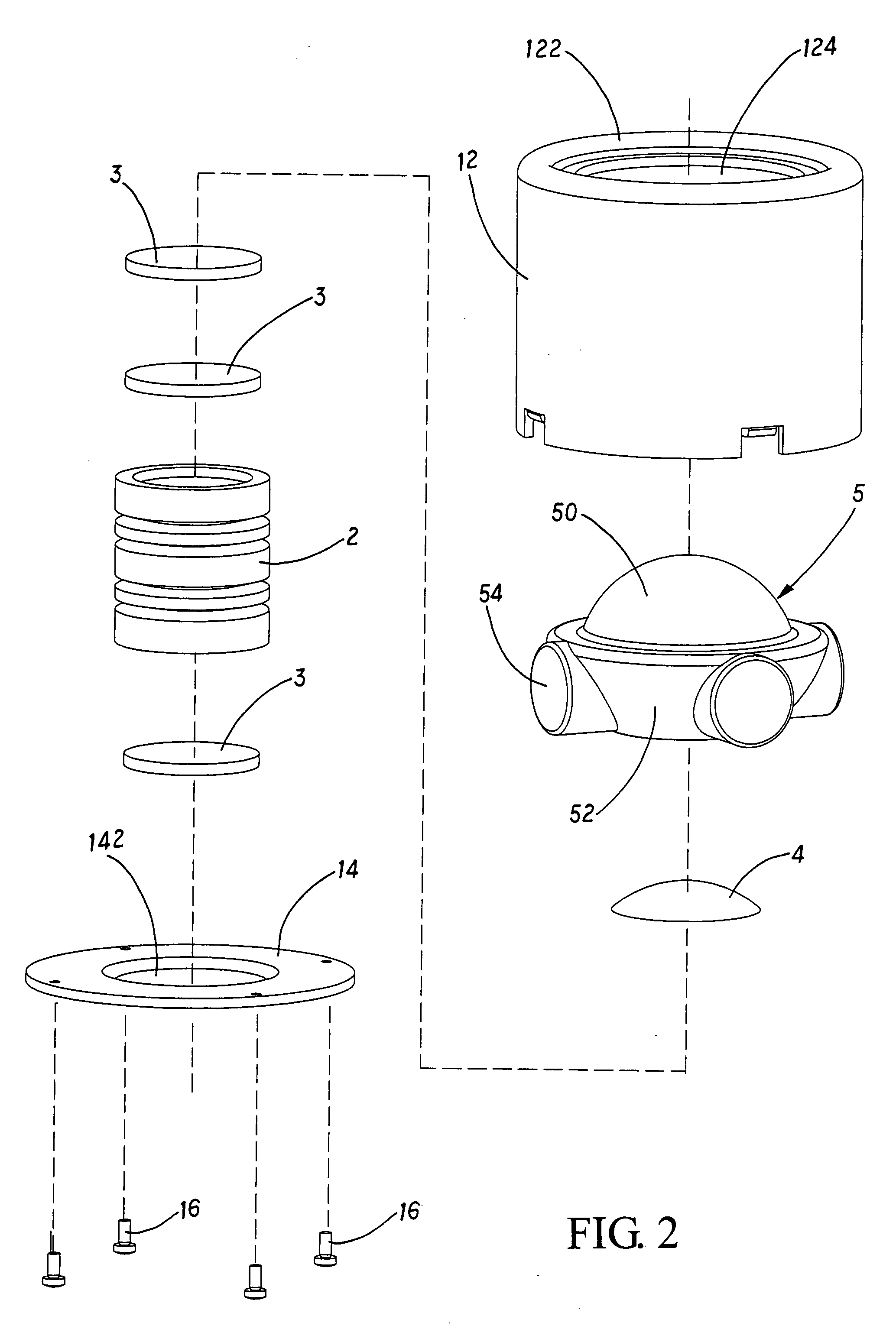 Magnetically-levitated telescopic land indicator