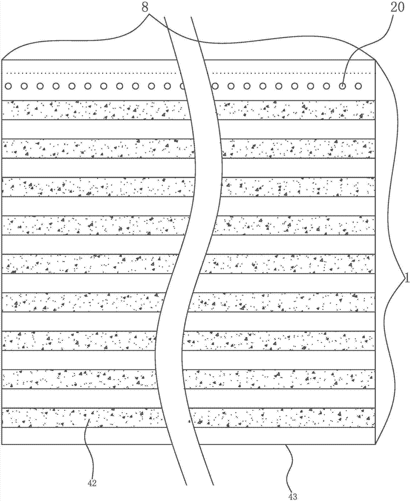 Wound battery with continuous lugs and symmetric composite electrodes