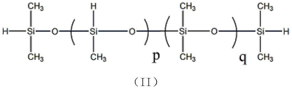 Transparent organosilicone glue for COB (chip on board)-LED (light-emitting diode) encapsulation and preparation method thereof