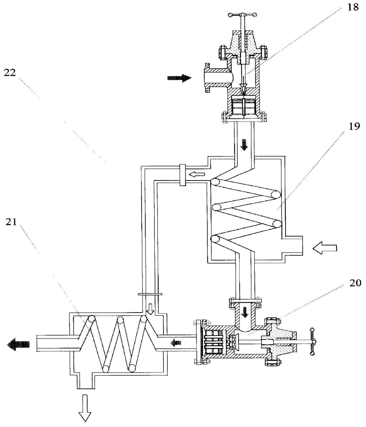 Gaseous wave pressure regulator and its energy recovery system