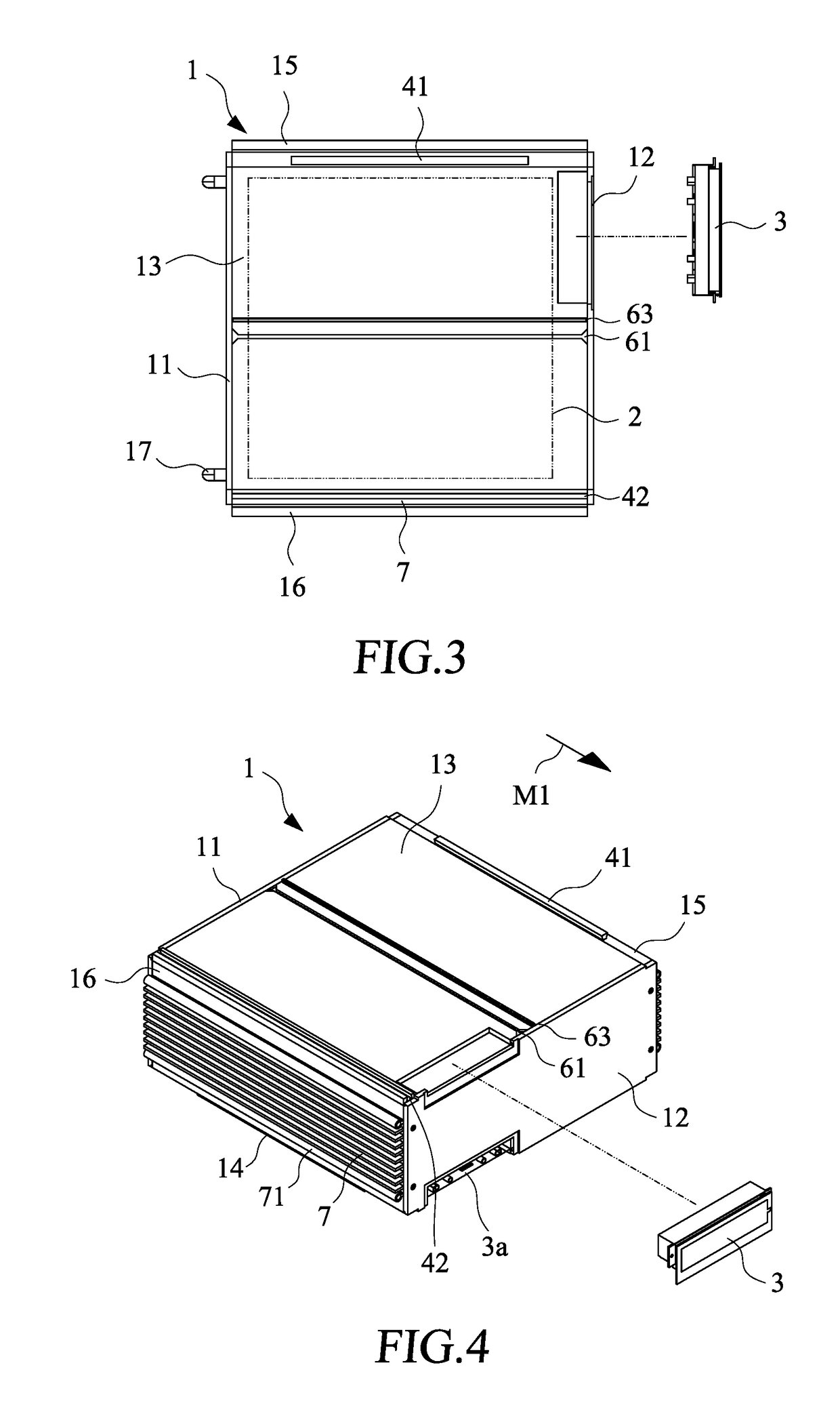 Connector assembly for stacked electric power modules