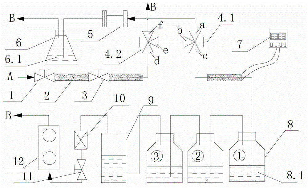 Iodine vapor sampling apparatus under high temperature and high humidity environment