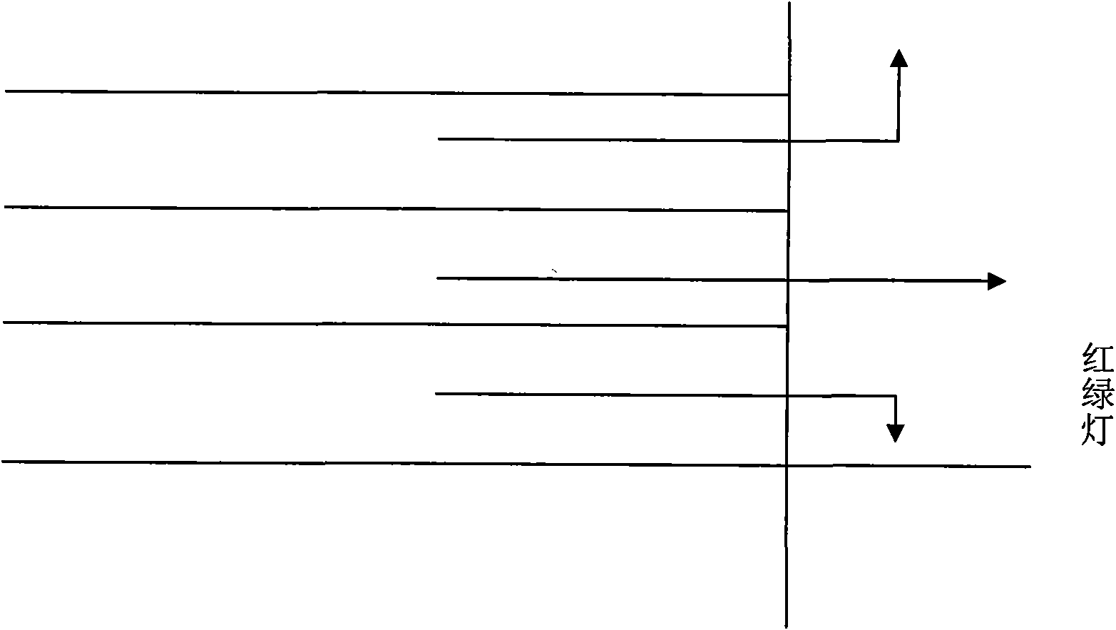 Method for optimizing control of switching mode of traffic signal light