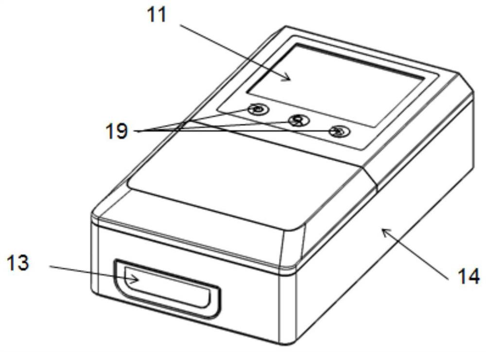 Handheld leukocyte counter and leukocyte counting method