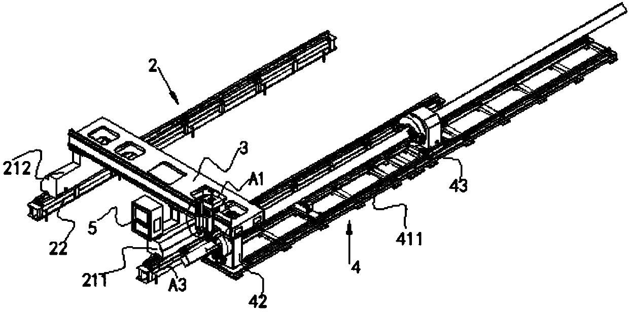 Gantry type pipe and flat plate cutting machine