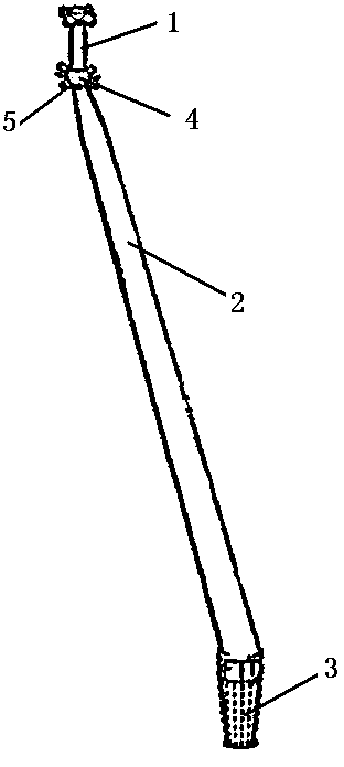 An ultra-long and high-inclination curtain wall oblique column and its installation method