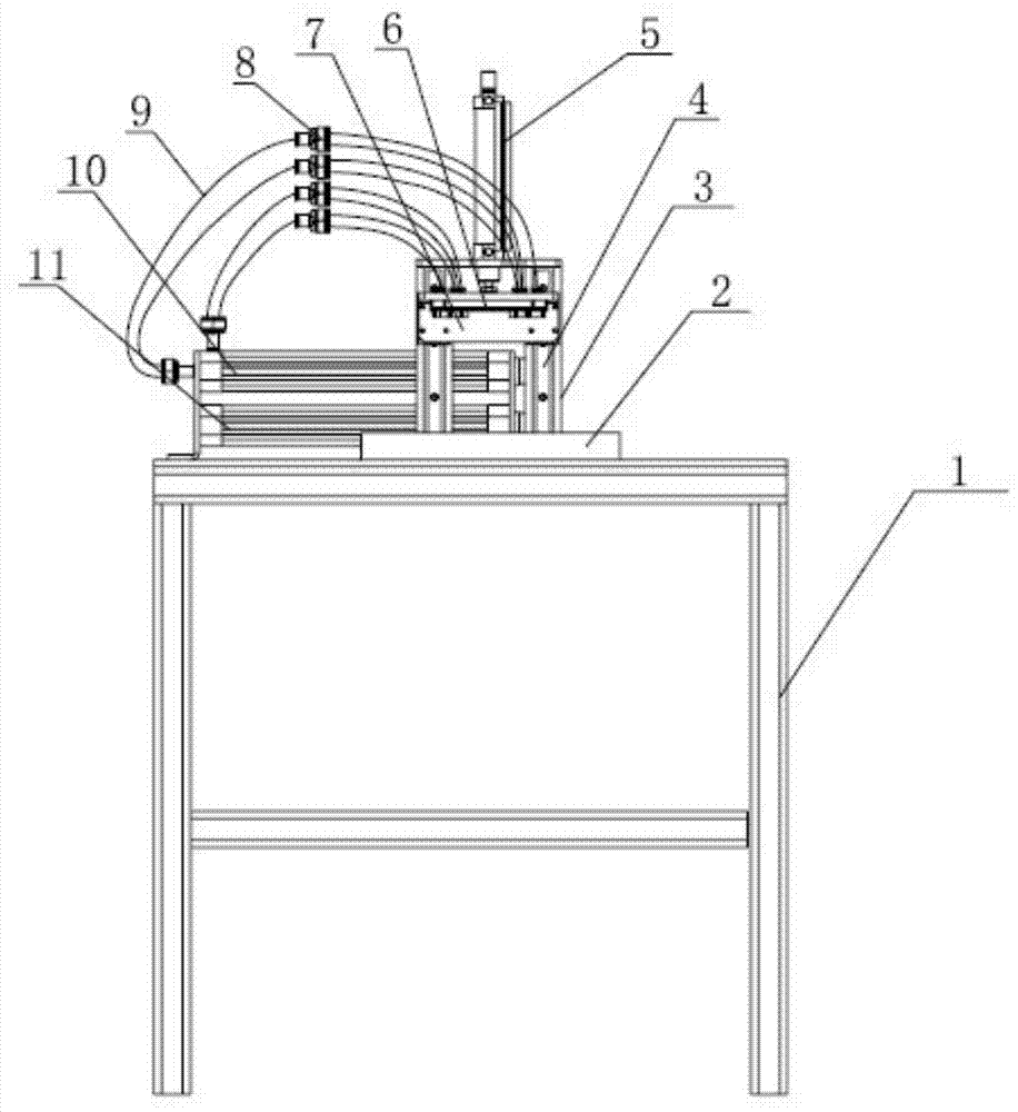 Multipoint once-injecting device