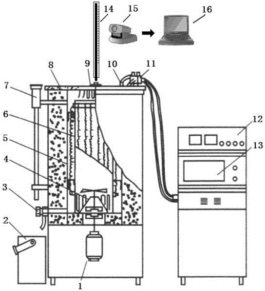 Detection identification method of standard constant temperature bath glass thermometer