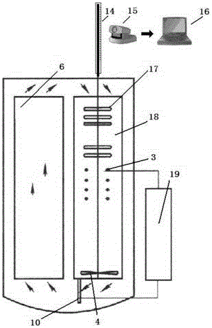 Detection identification method of standard constant temperature bath glass thermometer