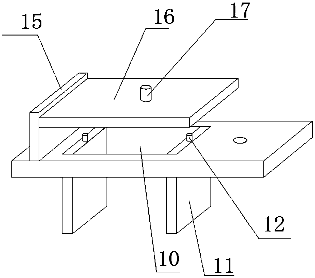 Transfer device for automobile intelligent manufacturing production line