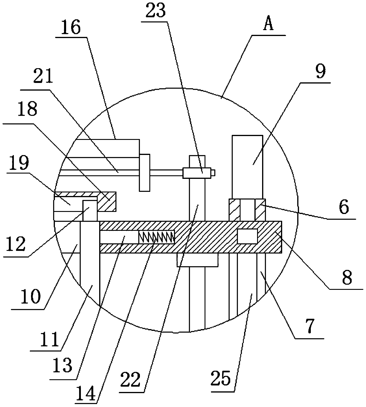 Transfer device for automobile intelligent manufacturing production line