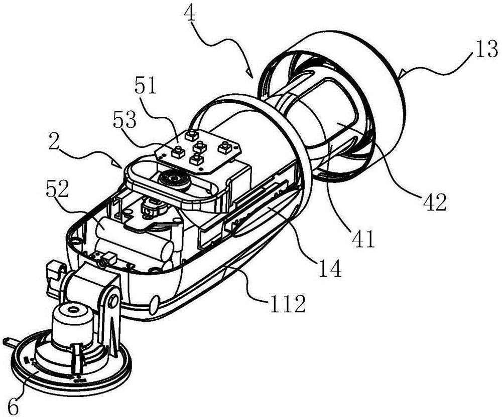 A telescopic rotary massager