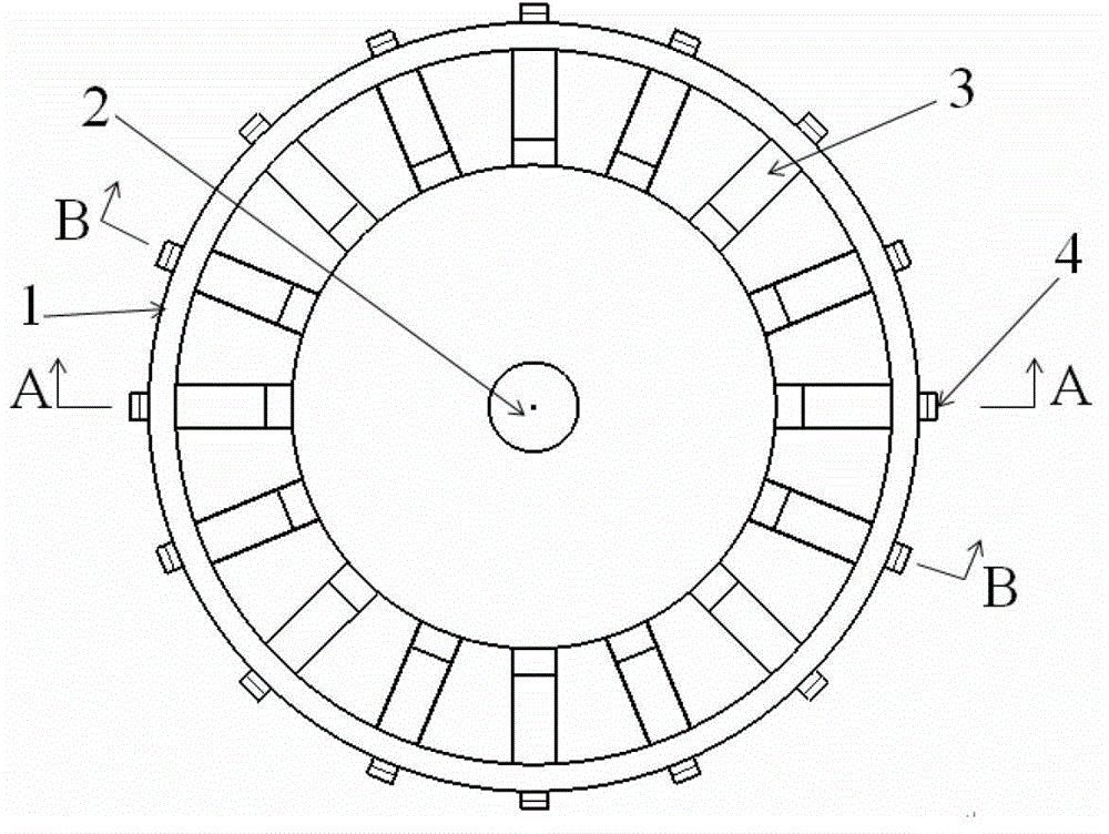 A cylindrical hole honing head device and its construction method