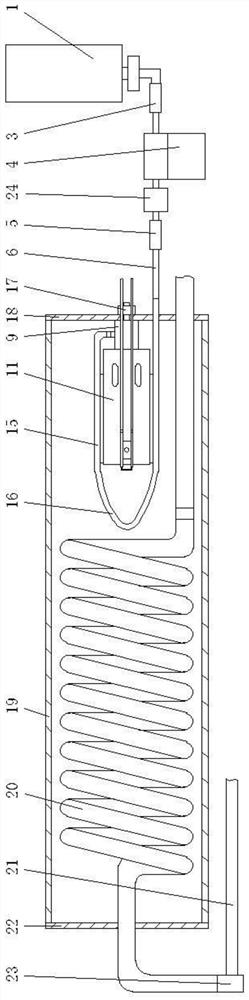 Combustion device for smoke sprayer on plant protection unmanned aerial vehicle