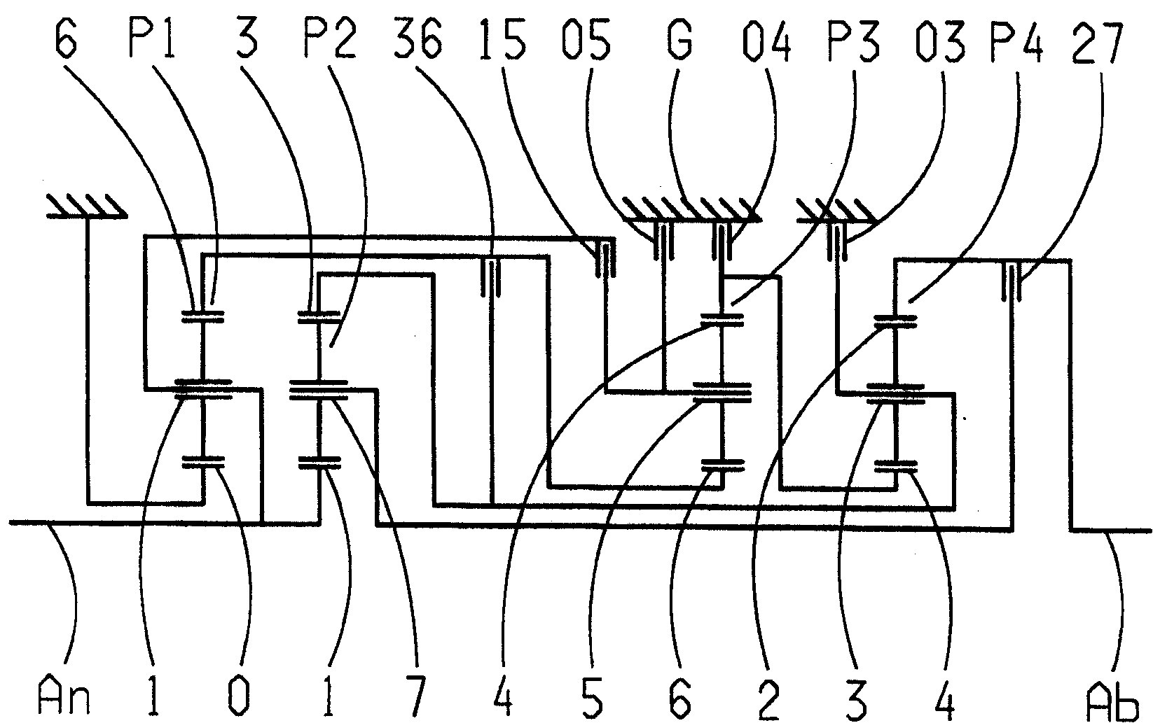 Multi-shifting speed variator