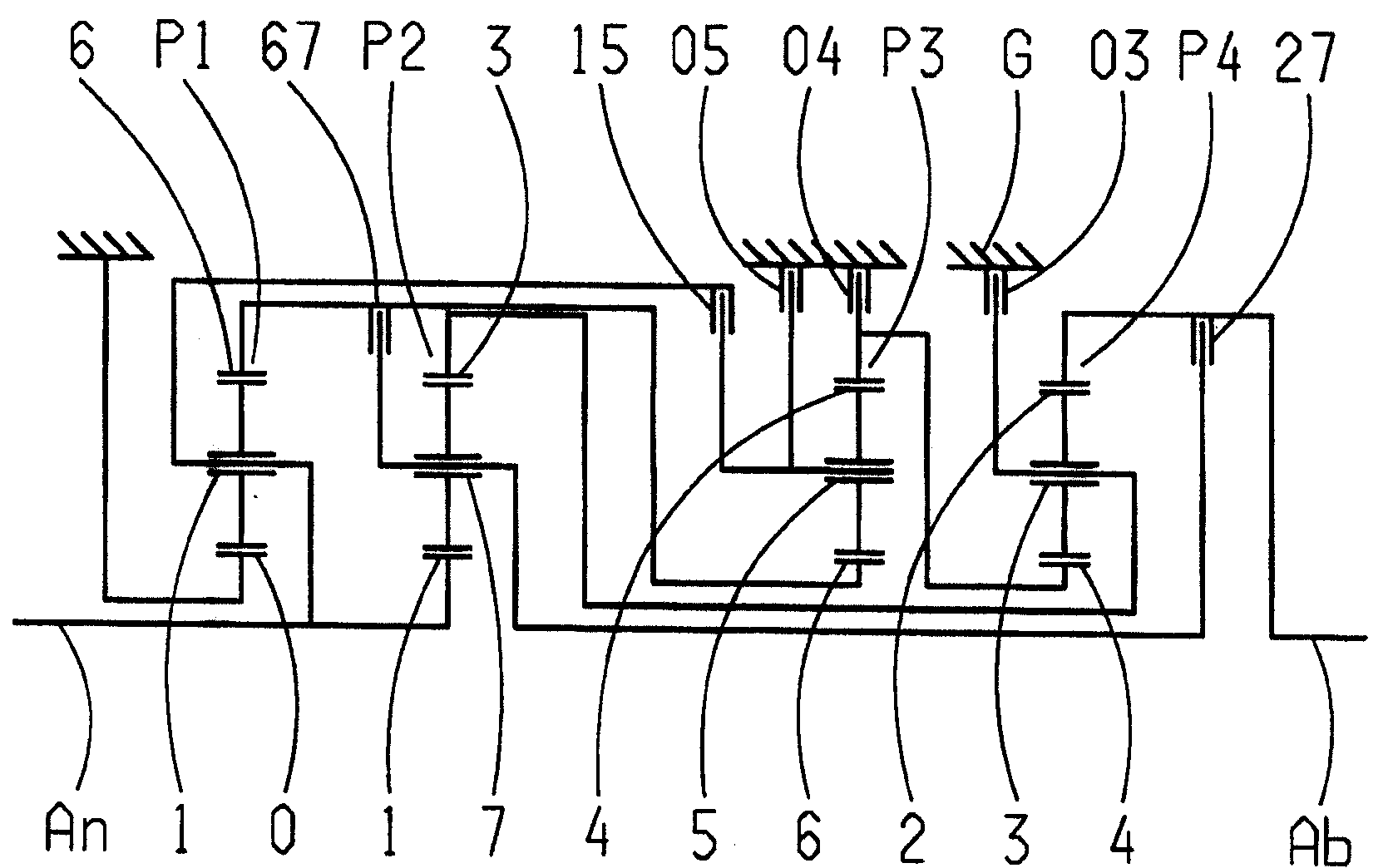 Multi-shifting speed variator