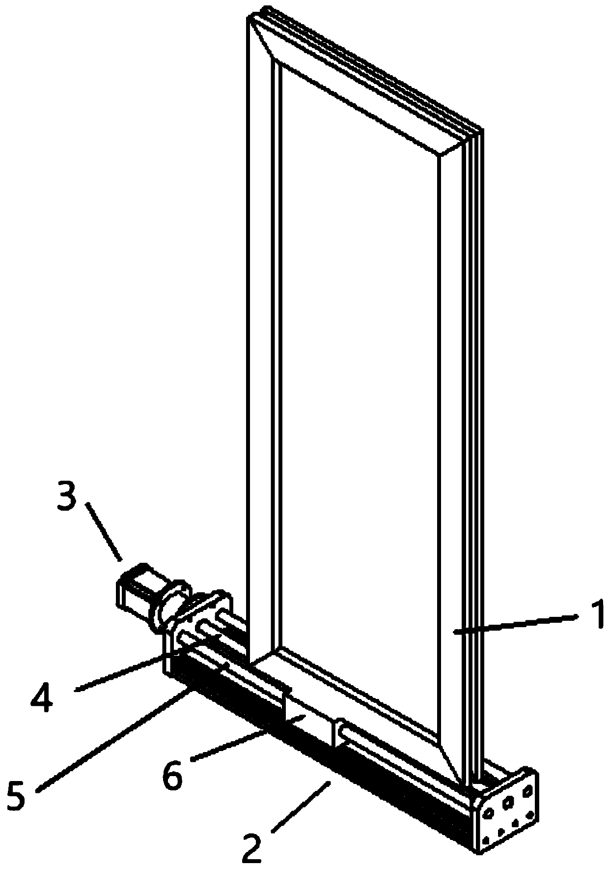 Intelligent guide rail type sliding window capable of being automatically opened and closed according to environmental factors