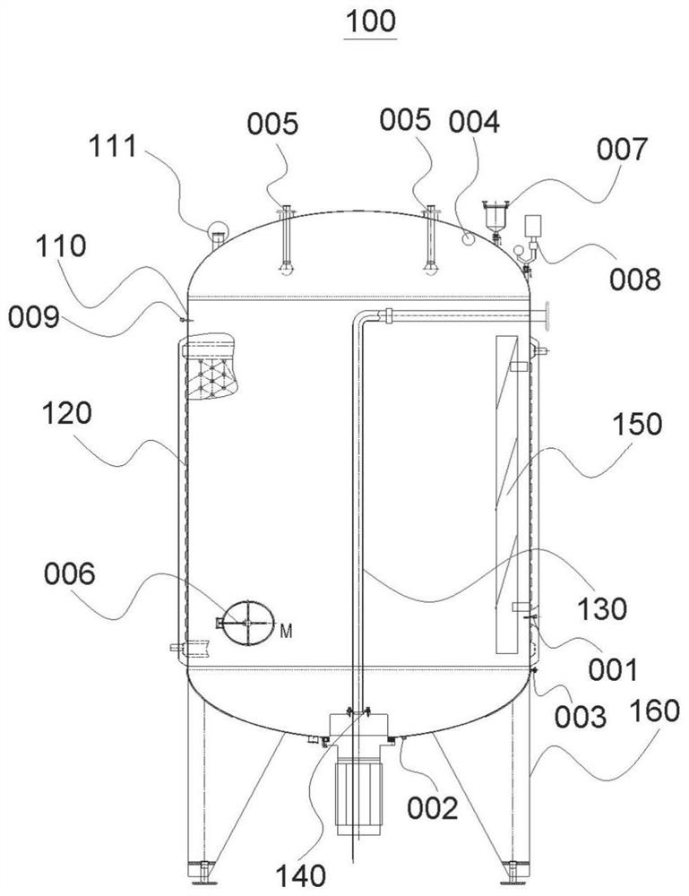 Fruit vinegar fermentation process suitable for high-volume fermentation tank