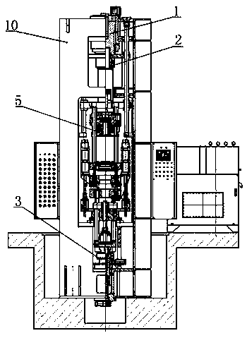 Hydraulically driven mechanical powder molding machine