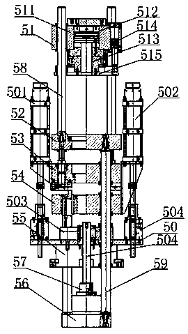 Hydraulically driven mechanical powder molding machine