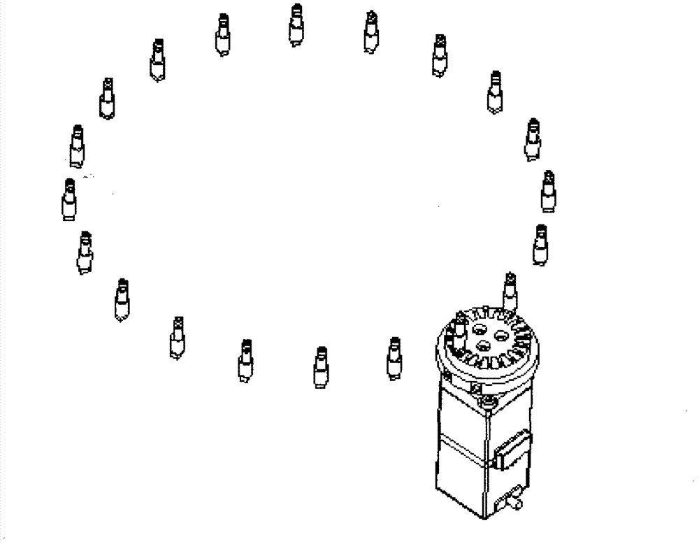 Reversing device for electronic components