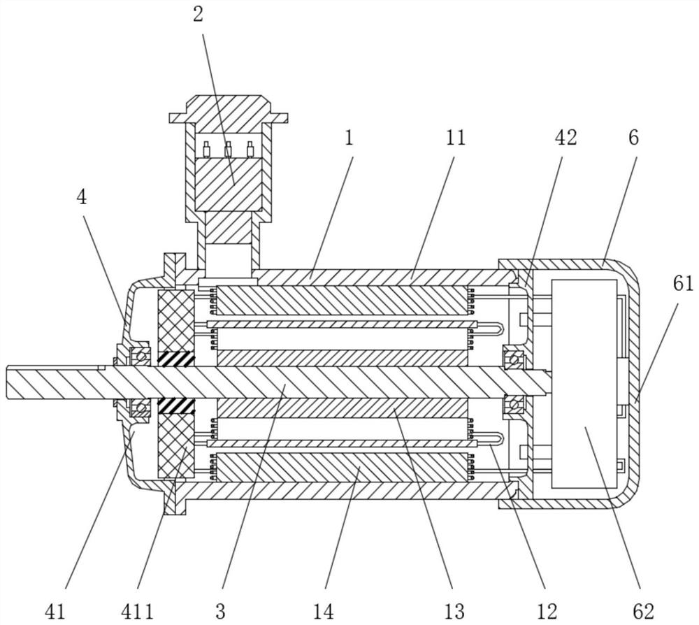 Explosion-proof motor with efficient heat dissipation function