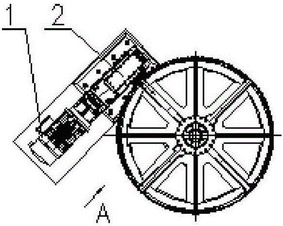 Hollow shaft structure of multi-layer furnace as well as dismounting tool and dismounting method for rabble arm and rabble teeth