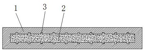 A production process of sound-absorbing wood-plastic panel