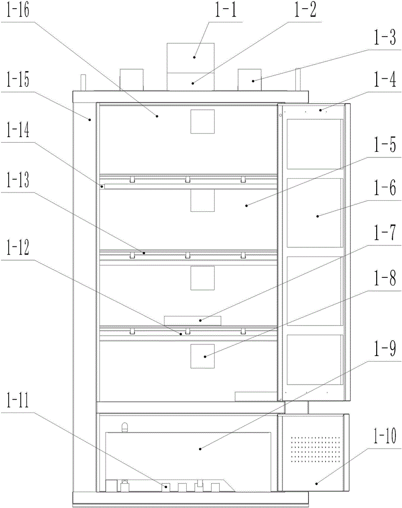 Cabinet type sprouting vegetable cultivation apparatus