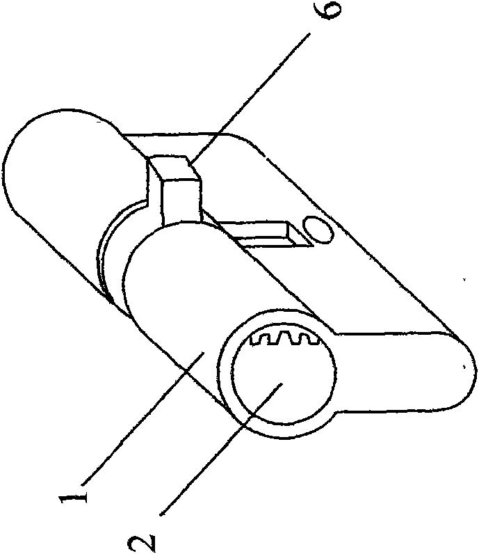 Mortise lock and key thereof