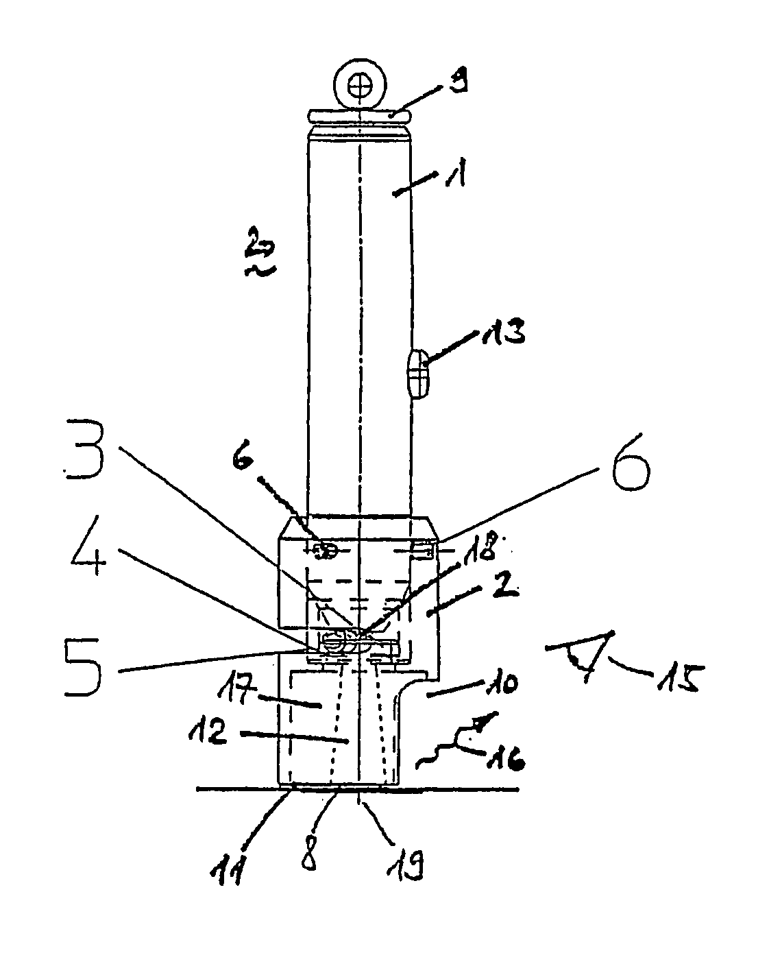 Device for verifying security features