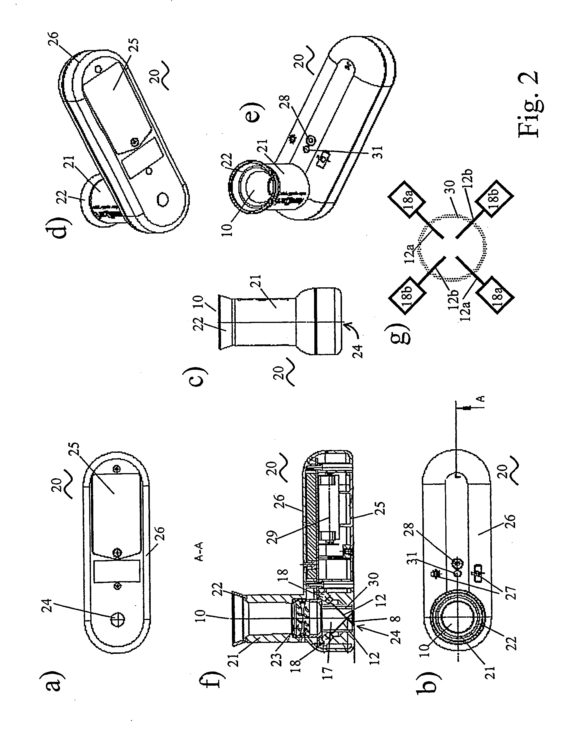 Device for verifying security features